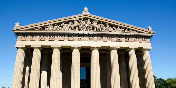 Nashville's own Parthenon in Centennial Park.