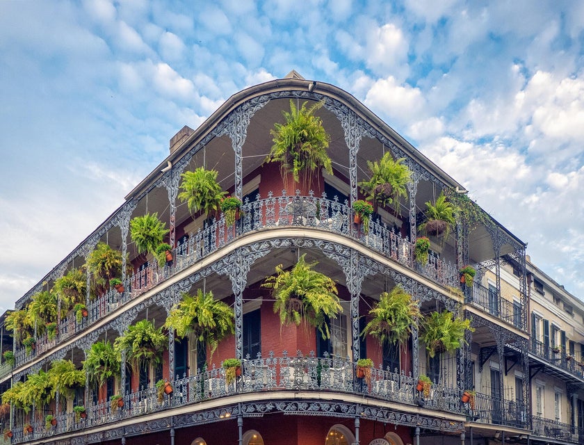 The French Quarter in New Orleans, Louisiana.