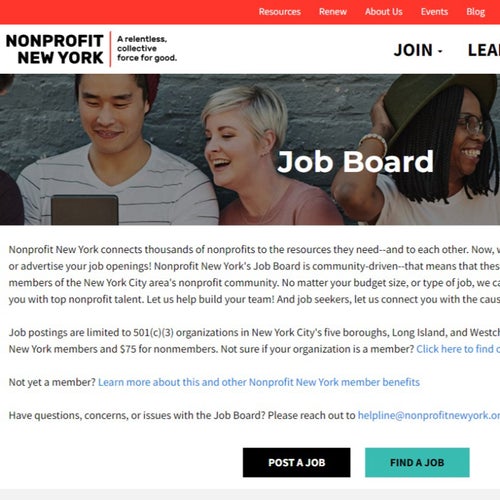 How to Post a Job on Nonprofit New York Job Board: