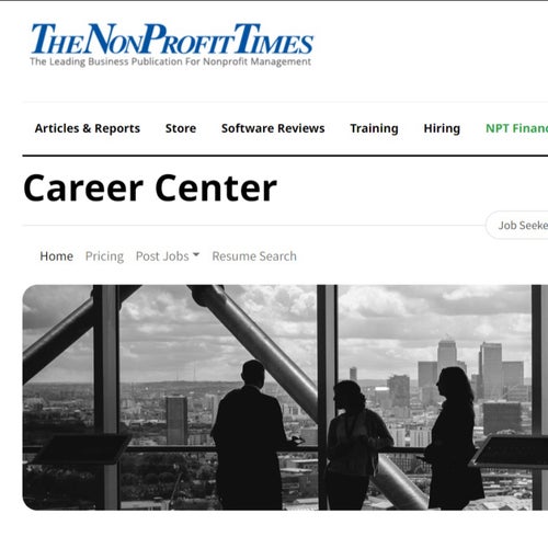 How to Post a Job on Nonprofit Times CareerMatch: