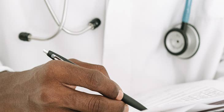 Nutritionist develops personalized nutrition plans for clients.