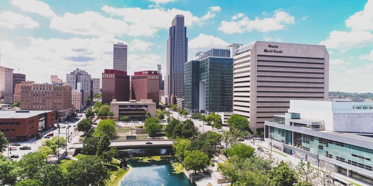 Skyscrapers in Omaha.