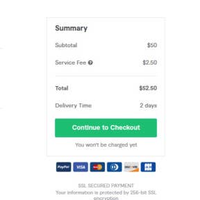 Pay for your freelance service.