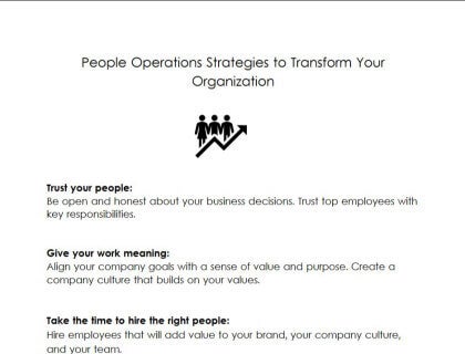 People Ops Strategies PDF
