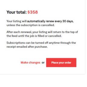 Purchase your ad.