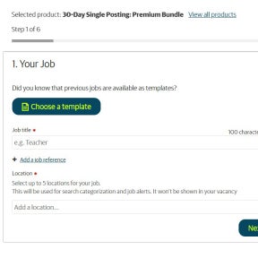 Purchase your posting.