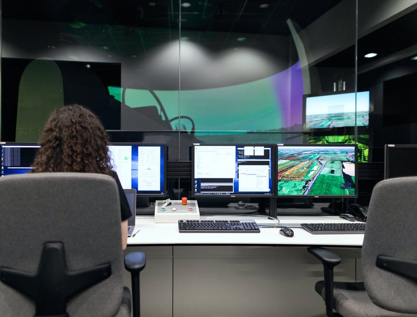 female QA Tester doing tests to improve the company's software program usability