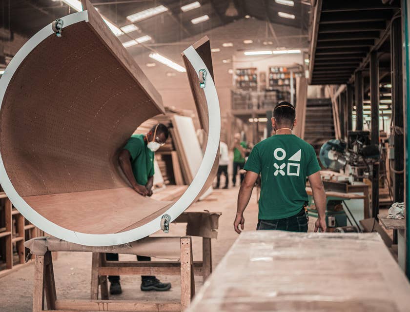 Quality coordinator inspecting the quality of the materials if it pass the quality standards before using it for production