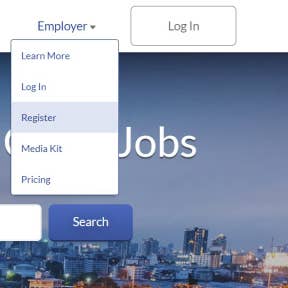 Register as an employer.