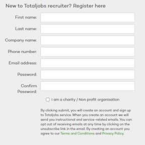 Fill in your company details.