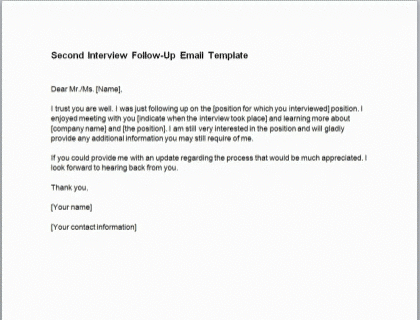 how to send interview feedback email