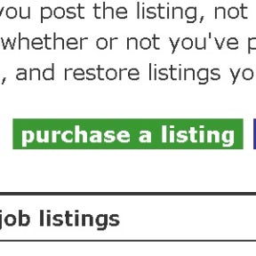 Select "purchase a listing."