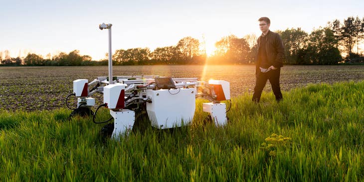 Senior mechanical engineer testing the mechanical equipment in the field