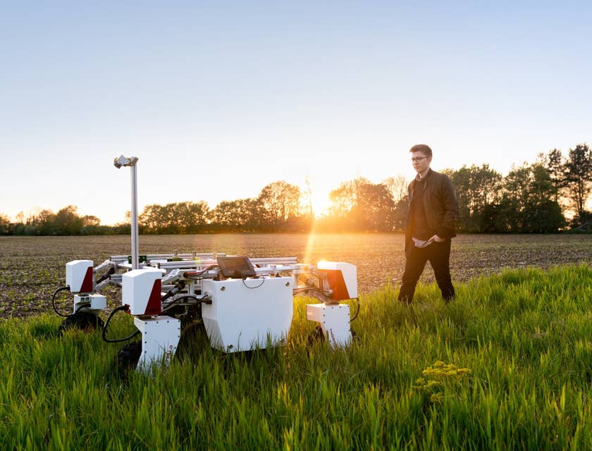 Senior mechanical engineer testing the mechanical equipment in the field