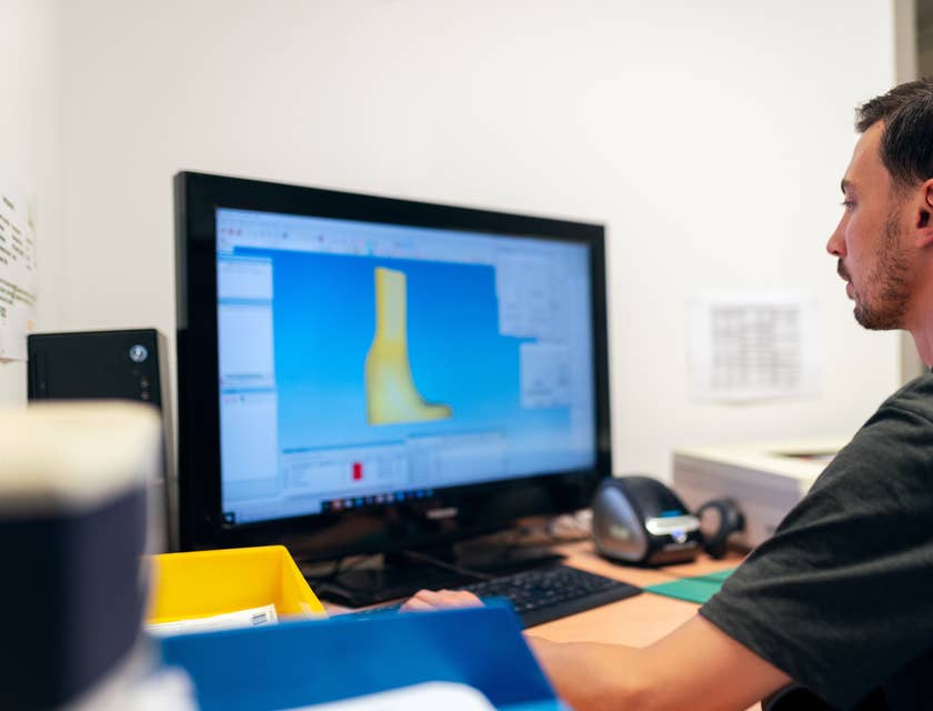 Senior QA engineer initializing a diagnostics for the new software test design