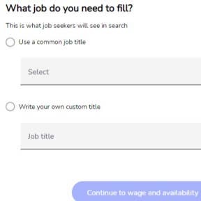 Add the job title.