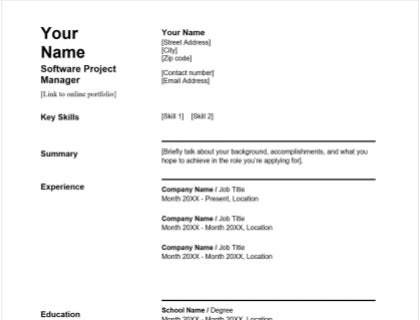 Resume Download
