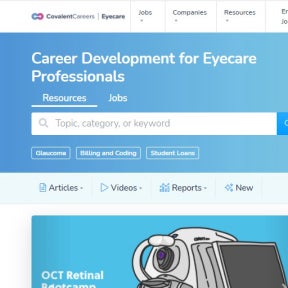 Target dedicated job boards for optometrists.