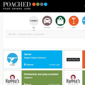 Target job boards dedicated to the food service industry.