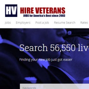 Target job boards dedicated to veterans.