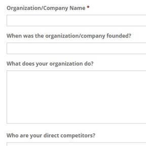 Fill in the online form.