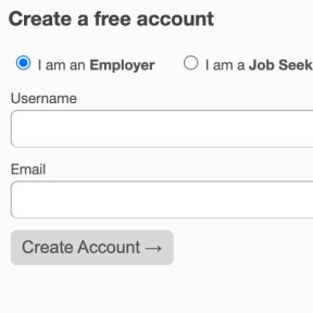 Create an account.