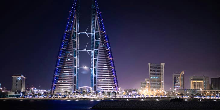 World Trade Centre building in Manama, Bahrain.