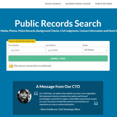 How to Conduct a Background Check on TruthFinder:
