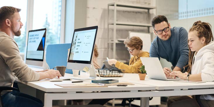 UI UX designer works closely with the marketing team.