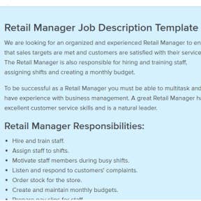 What It Takes To Become An Awesome Retail Manager - Humanity