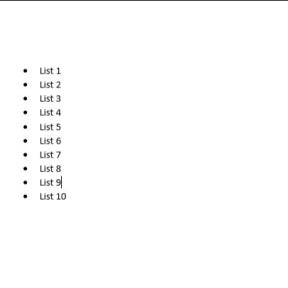 Use bullet points to highlight your responsibilities.