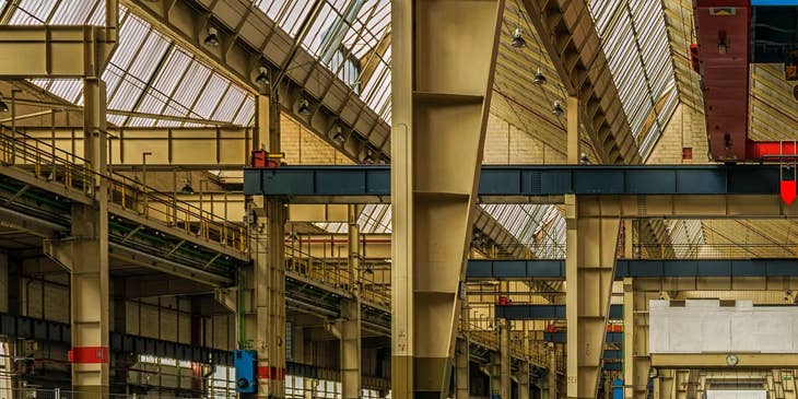 Large empty building
