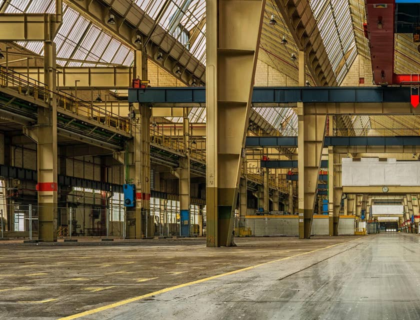 Large empty building