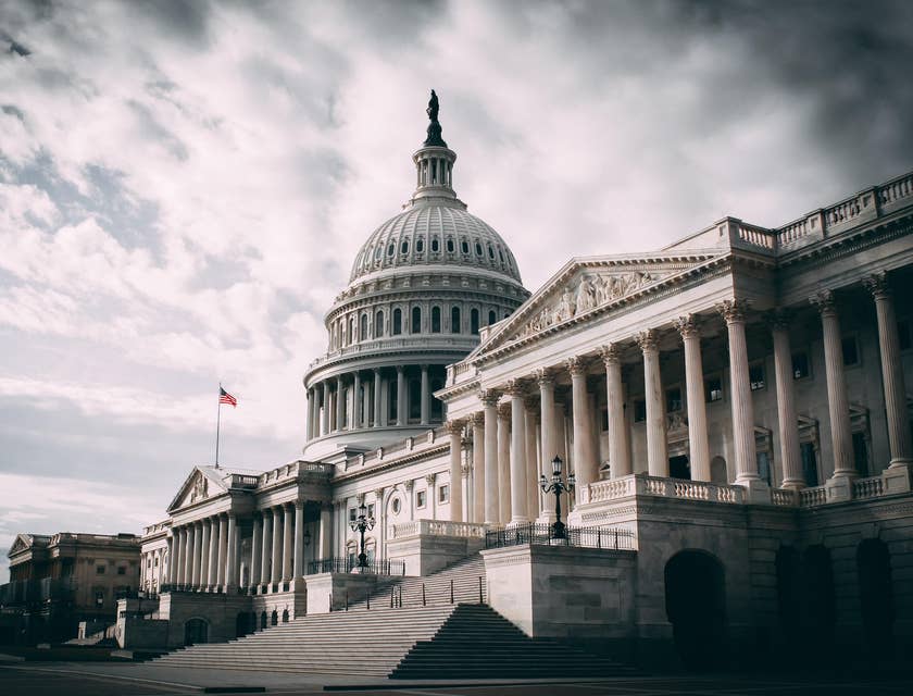 The Capital building in Washington, DC.