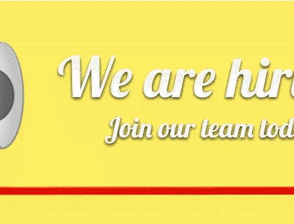 We Are Hiring Banner