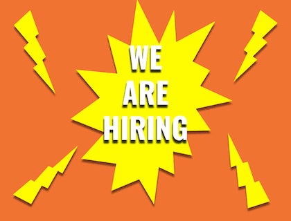 We Are Hiring Sign