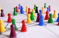 Uma representação de um banco de talentos.