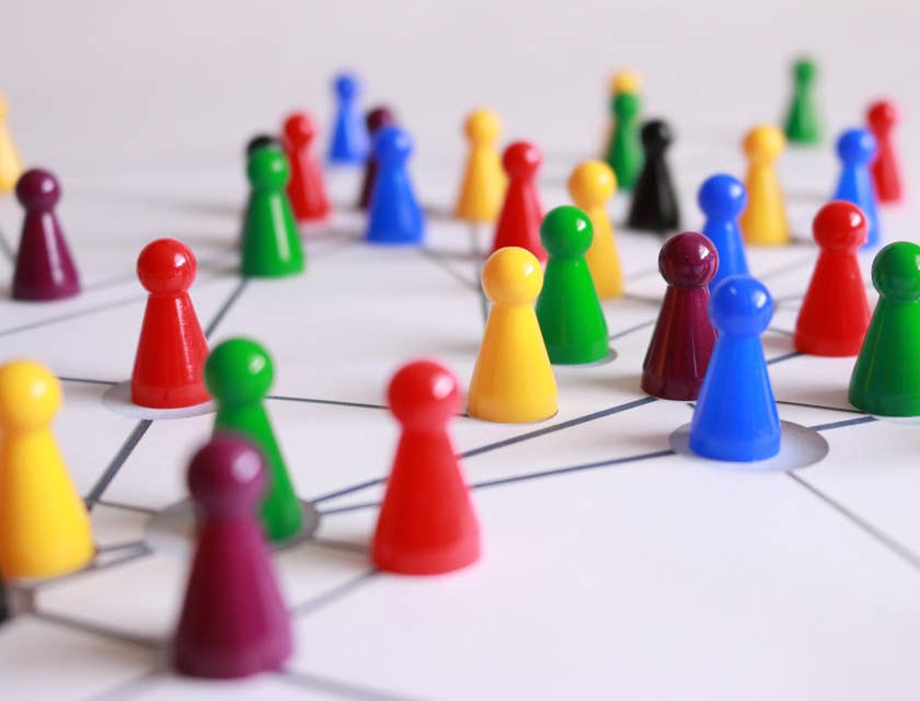 A representation of a talent network.