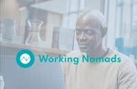 Logo de Working Nomads.