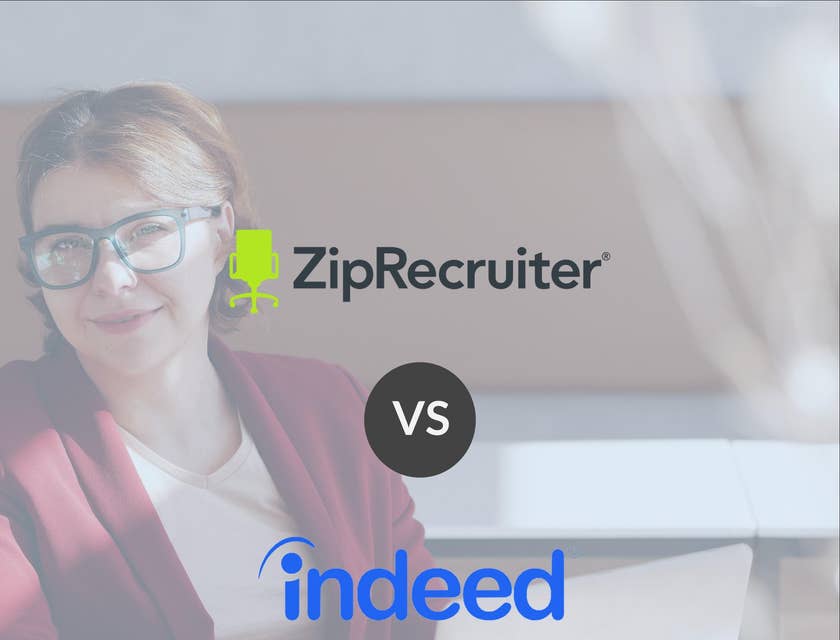 ZipRecruiter and Indeed logos.